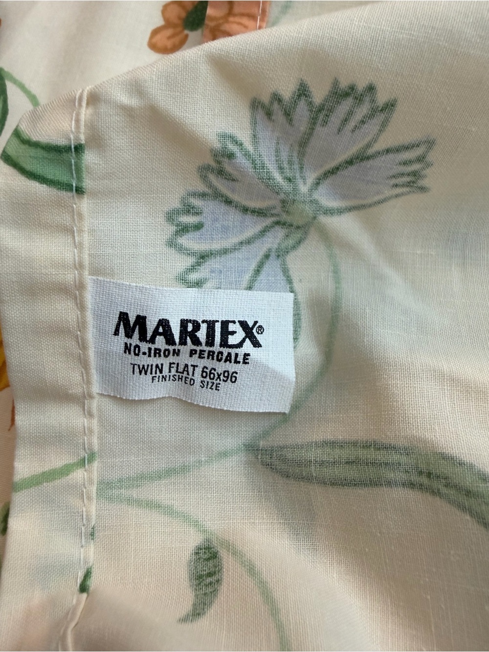 Martex Floral Ruffle Twin Set - Picture 3 of 4